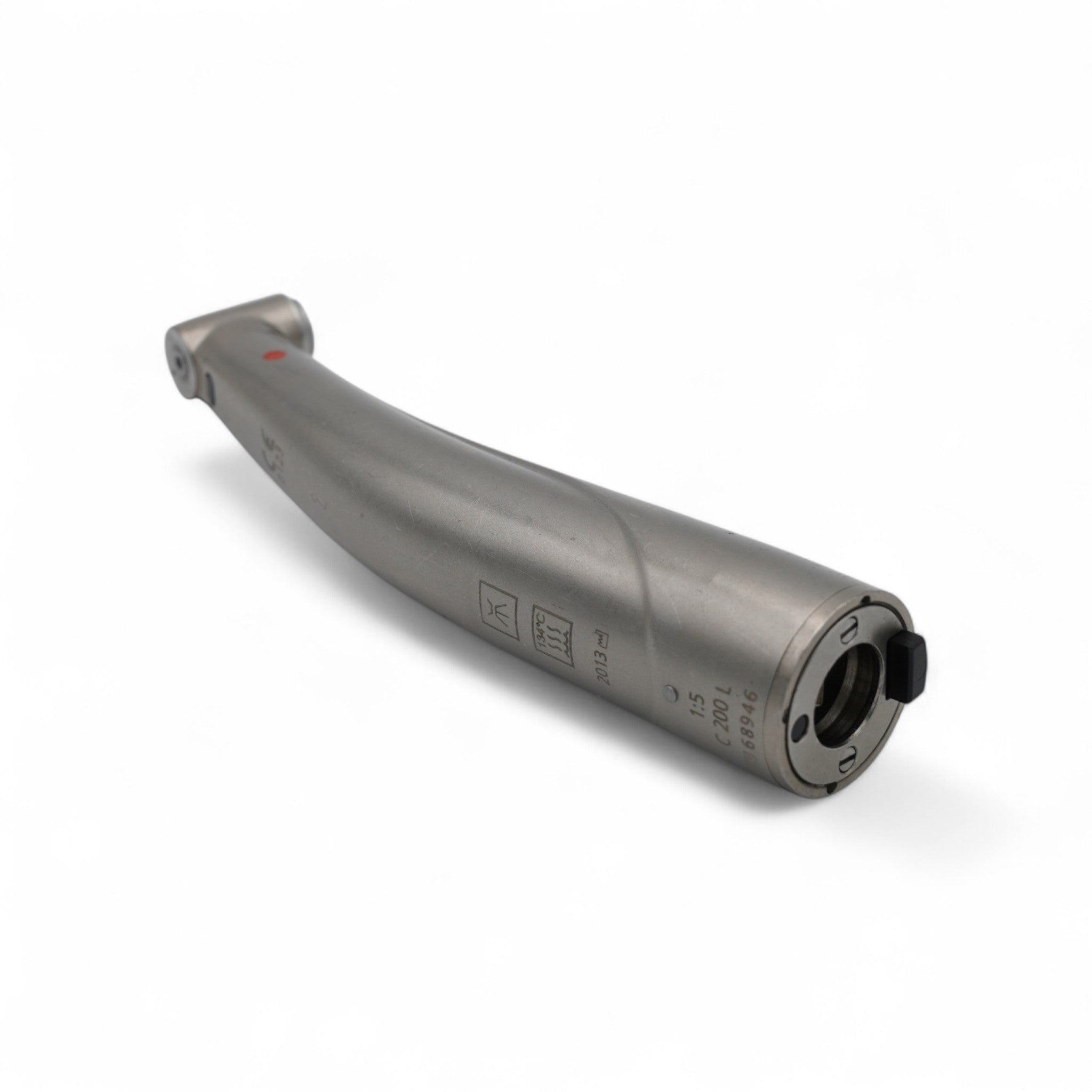 Sirona P200SL contra-angle red 1:5 long shaft reconditioned - With light for Sirona SL motor