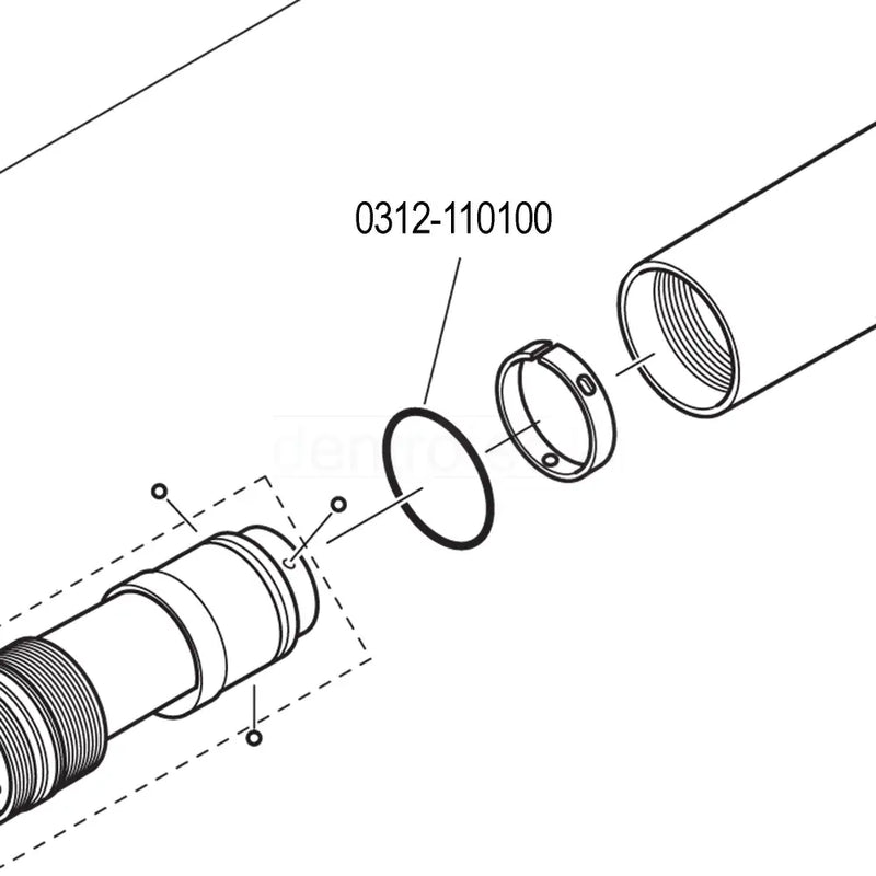 O - ring passend für nsk turbine a 500/600/700 & scaler