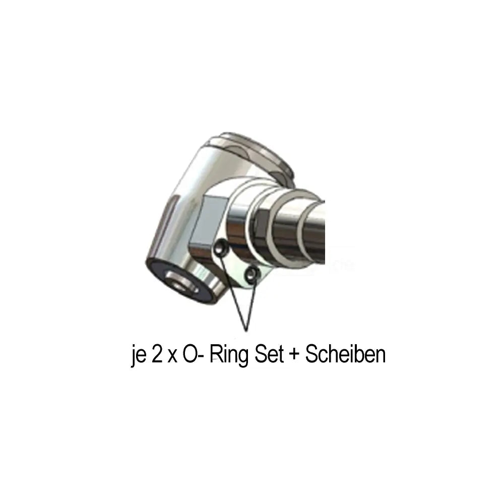 Gasket set 2x o-ring für nsk winkelstück kopf z - serie